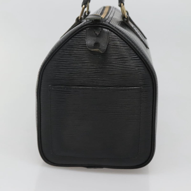 LOUIS VUITTON Epi Speedy 25 Hand Bag Black M43012 LV Auth 121033