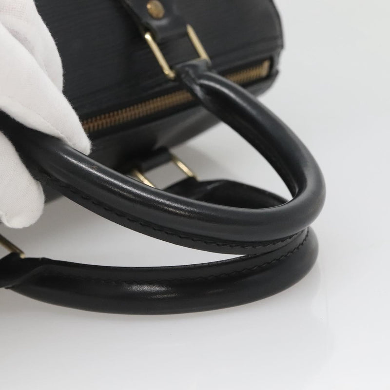 LOUIS VUITTON Epi Speedy 25 Hand Bag Black M43012 LV Auth 121033