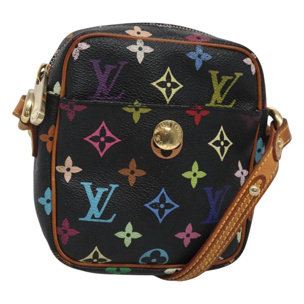 LOUIS VUITTON Monogram Multicolor Lift Shoulder Bag Black M40056 LV Auth 121039