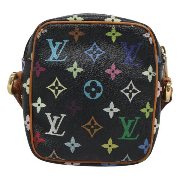 LOUIS VUITTON Monogram Multicolor Lift Shoulder Bag Black M40056 LV Auth 121039