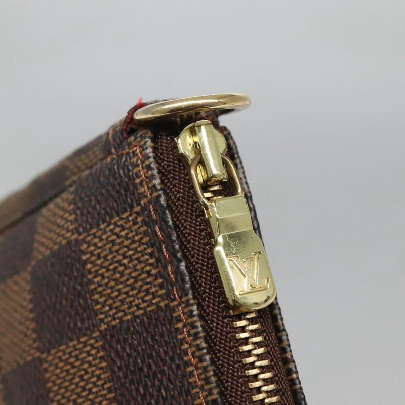 LOUIS VUITTON Damier Ebene Pochette Accessoires Pouch N41206 LV Auth 121041