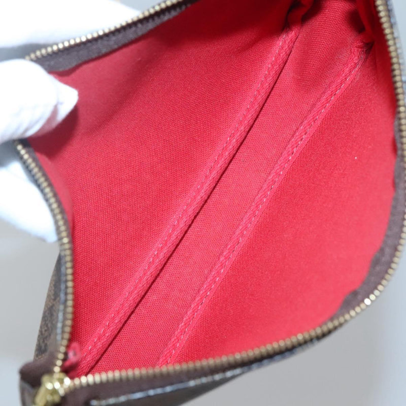 LOUIS VUITTON Damier Ebene Pochette Accessoires Pouch N41206 LV Auth 121041