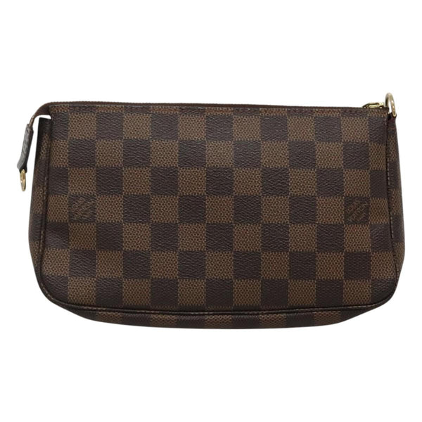 LOUIS VUITTON Damier Ebene Pochette Accessoires Pouch N41206 LV Auth 121041