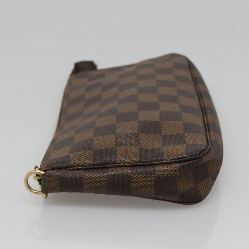 LOUIS VUITTON Damier Ebene Pochette Accessoires Pouch N41206 LV Auth 121041