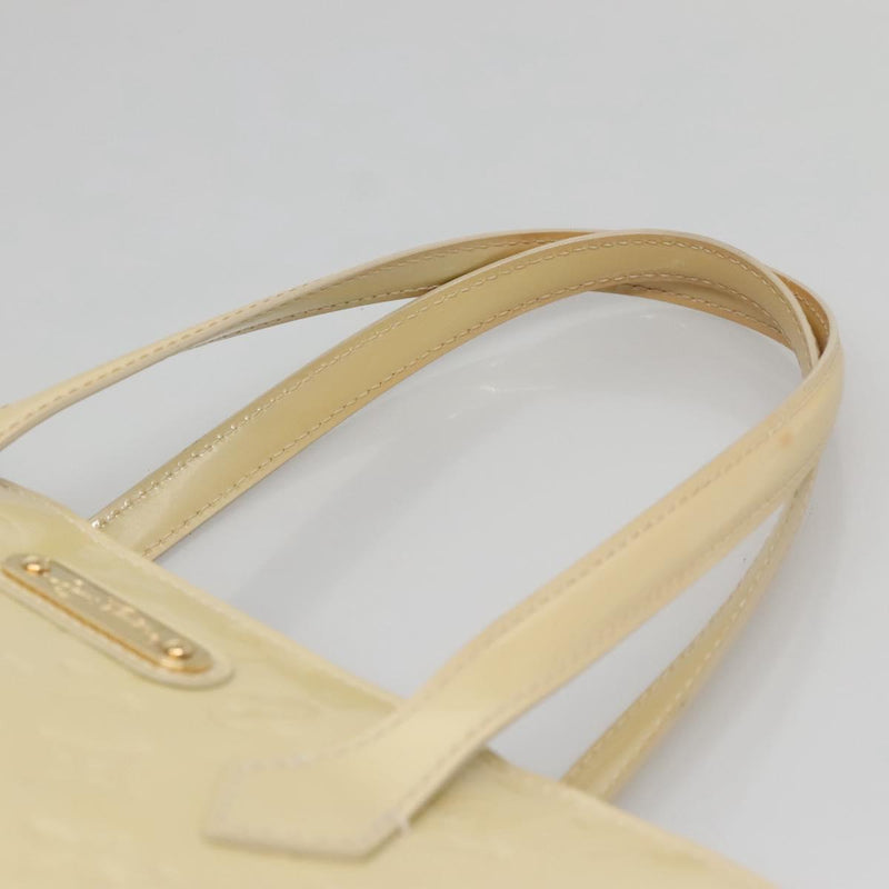 LOUIS VUITTON Monogram Vernis Wilshire MM Hand Bag Broncorail M91441 Auth 121051