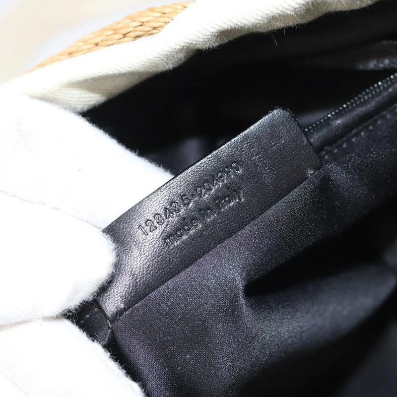 SAINT LAURENT Tote Bag Canvas Beige 123435 Auth 121452