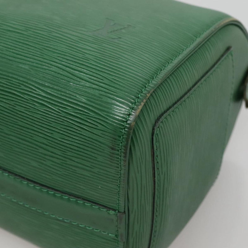 LOUIS VUITTON Epi Speedy 25 Hand Bag Borneo Green M43014 LV Auth 121536