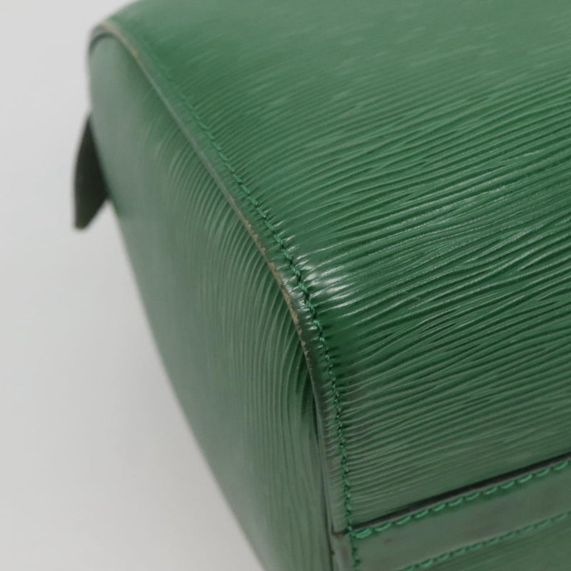 LOUIS VUITTON Epi Speedy 25 Hand Bag Borneo Green M43014 LV Auth 121536