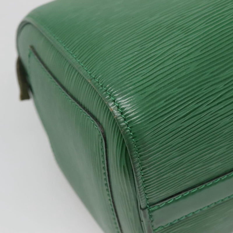 LOUIS VUITTON Epi Speedy 25 Hand Bag Borneo Green M43014 LV Auth 121536