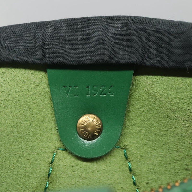 LOUIS VUITTON Epi Speedy 25 Hand Bag Borneo Green M43014 LV Auth 121536