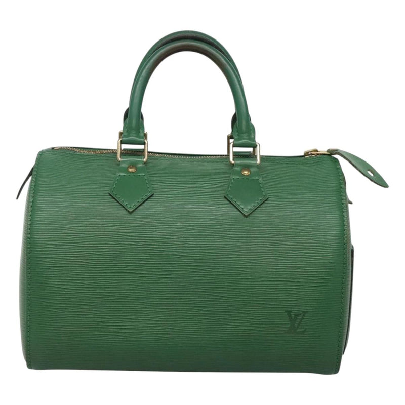 LOUIS VUITTON Epi Speedy 25 Hand Bag Borneo Green M43014 LV Auth 121536