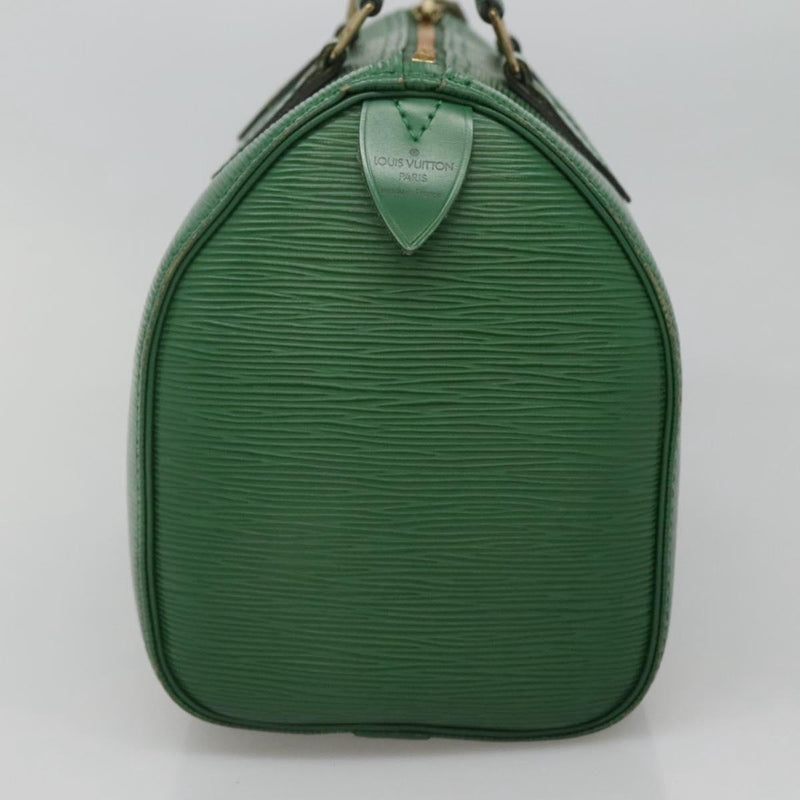 LOUIS VUITTON Epi Speedy 25 Hand Bag Borneo Green M43014 LV Auth 121536