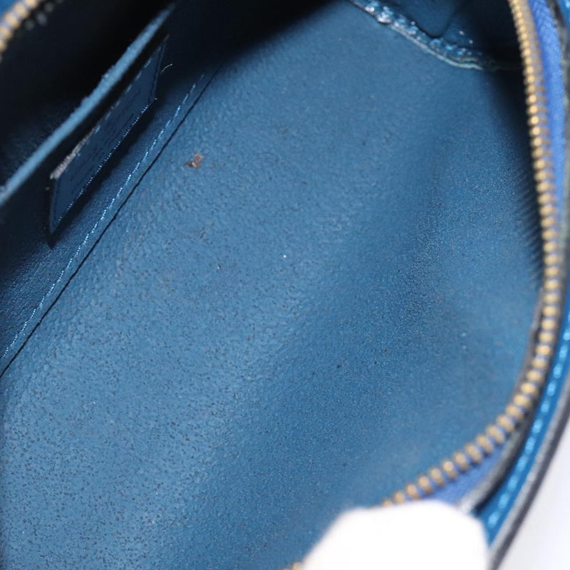LOUIS VUITTON Epi Dauphine PM Pouch Blue M48445 LV Auth 121537