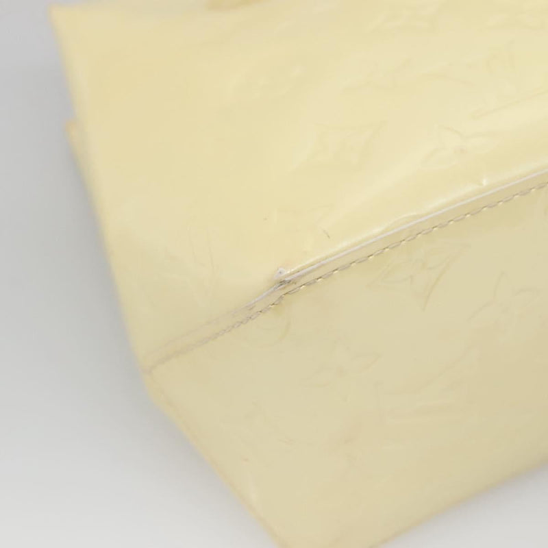 LOUIS VUITTON Monogram Vernis Reade PM Hand Bag Perle M91336 LV Auth 121539