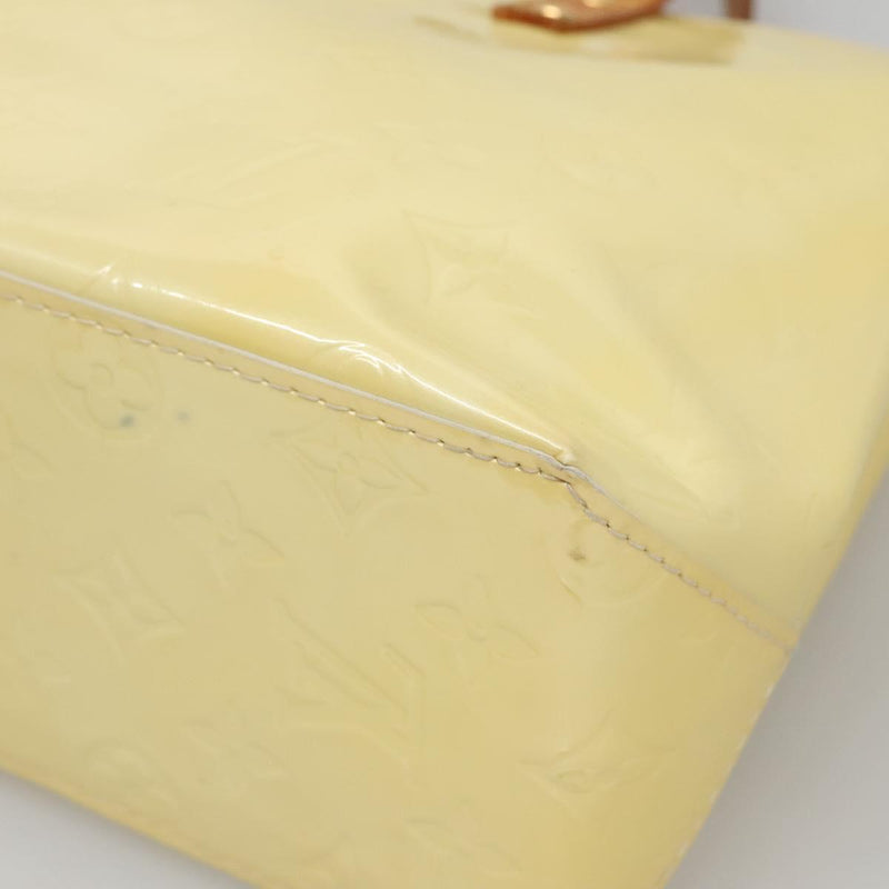 LOUIS VUITTON Monogram Vernis Reade PM Hand Bag Perle M91336 LV Auth 121540