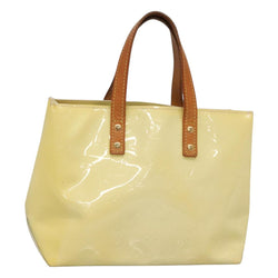 LOUIS VUITTON Monogram Vernis Reade PM Hand Bag Perle M91336 LV Auth 121540