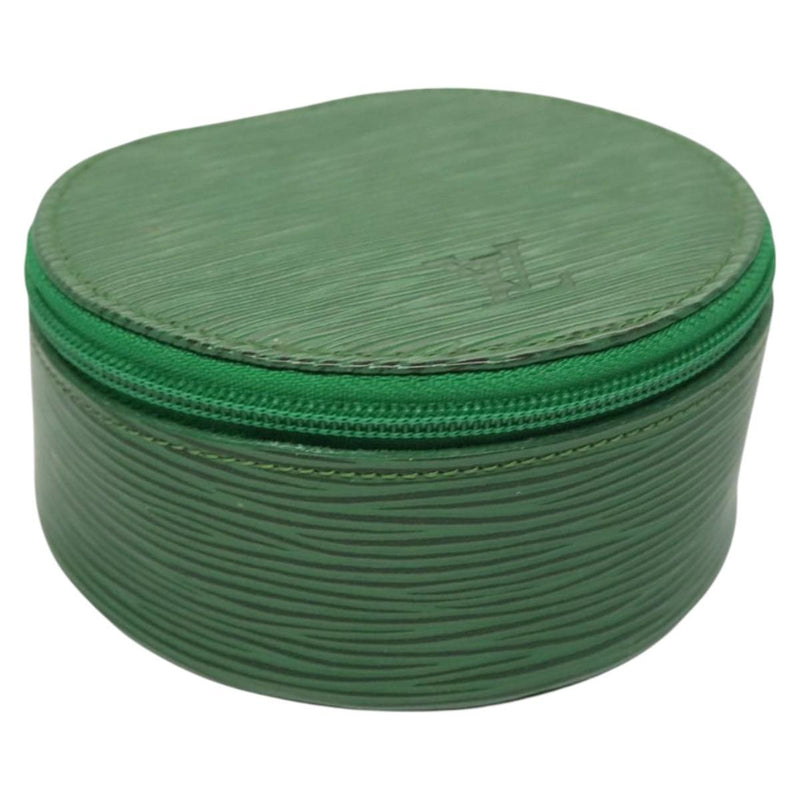 LOUIS VUITTON Epi Ecrin Bijoux 10 Jewelry Box Green M48214 LV Auth 121572