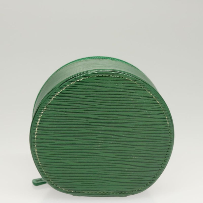LOUIS VUITTON Epi Ecrin Bijoux 10 Jewelry Box Green M48214 LV Auth 121572