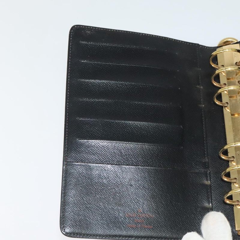 LOUIS VUITTON Epi Agenda MM Day Planner Cover Red R20047 LV Auth 121573