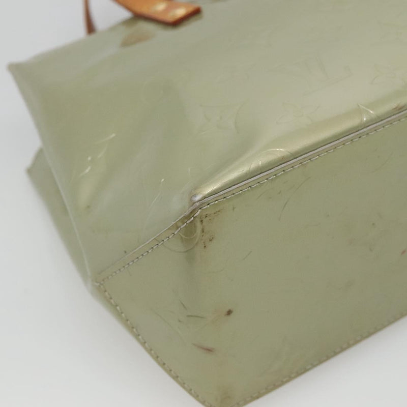 LOUIS VUITTON Monogram Vernis Reade PM Hand Bag Gris M91145 LV Auth 121575