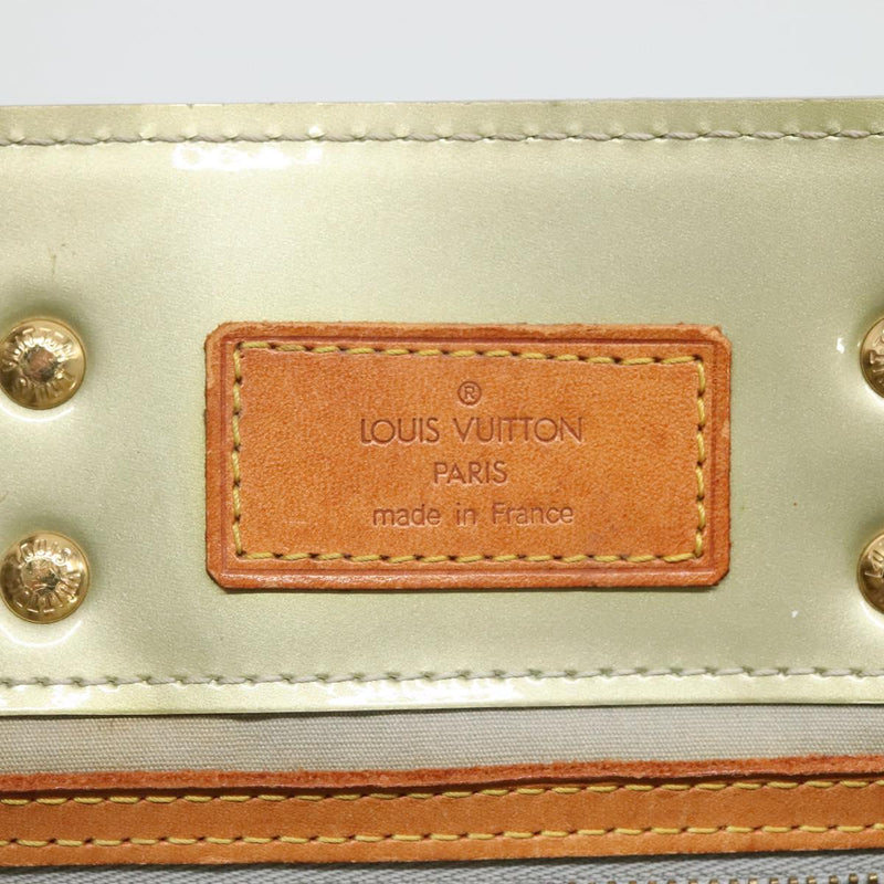 LOUIS VUITTON Monogram Vernis Reade PM Hand Bag Gris M91145 LV Auth 121575