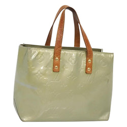 LOUIS VUITTON Monogram Vernis Reade PM Hand Bag Gris M91145 LV Auth 121575