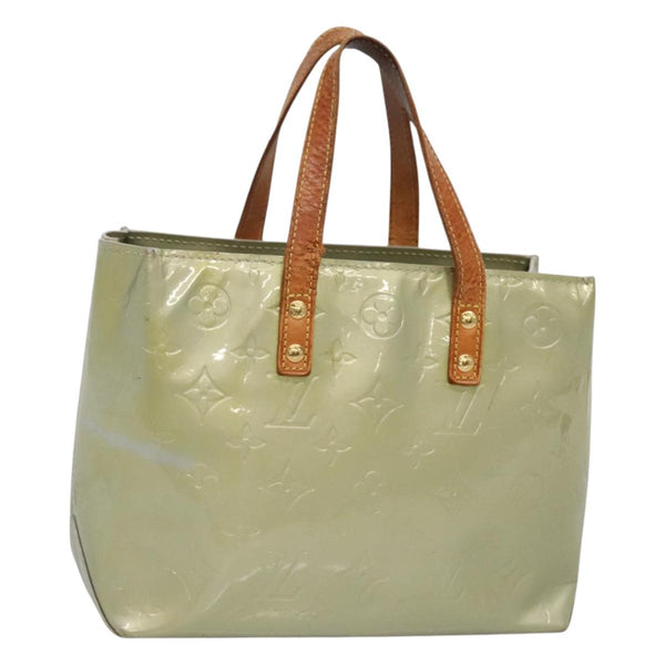 LOUIS VUITTON Monogram Vernis Reade PM Hand Bag Gris M91145 LV Auth 121575