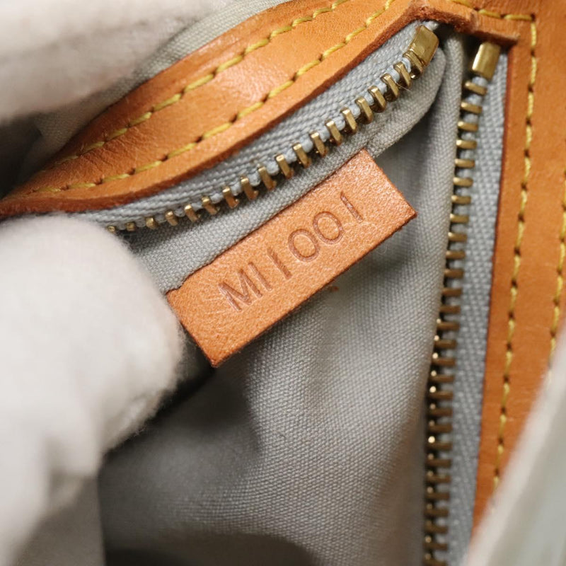 LOUIS VUITTON Monogram Vernis Reade PM Hand Bag Gris M91145 LV Auth 121575