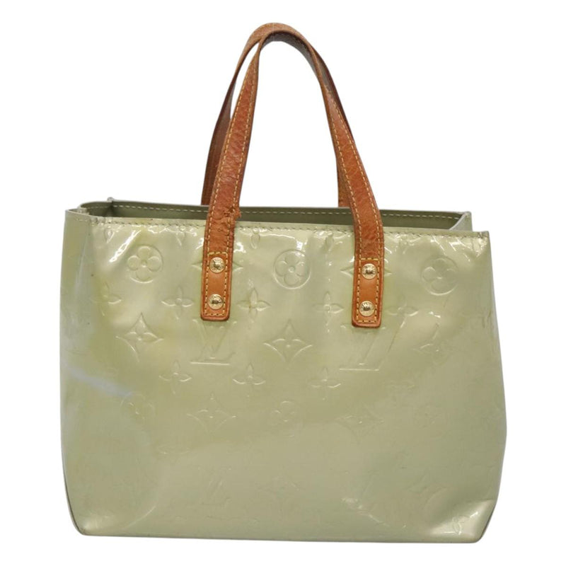 LOUIS VUITTON Monogram Vernis Reade PM Hand Bag Gris M91145 LV Auth 121575