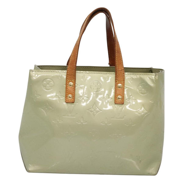 LOUIS VUITTON Monogram Vernis Reade PM Hand Bag Gris M91145 LV Auth 121575