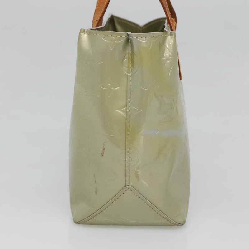 LOUIS VUITTON Monogram Vernis Reade PM Hand Bag Gris M91145 LV Auth 121575