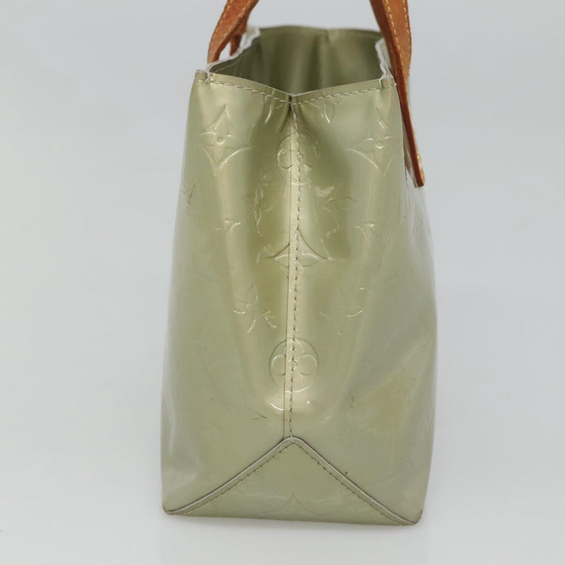 LOUIS VUITTON Monogram Vernis Reade PM Hand Bag Gris M91145 LV Auth 121575