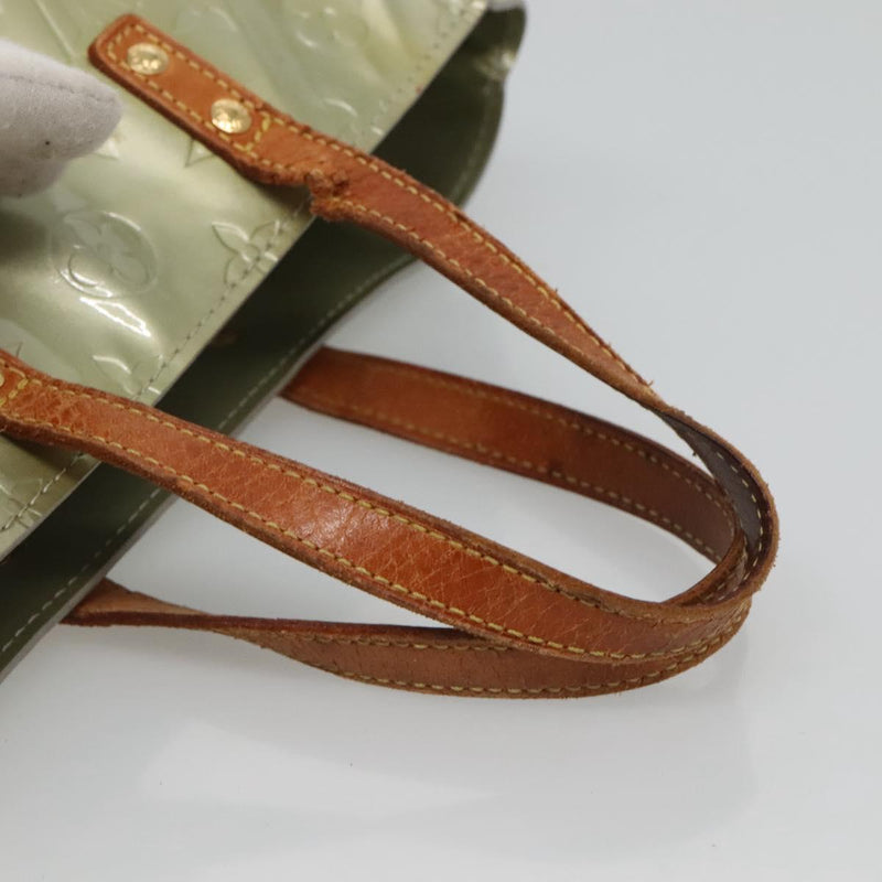 LOUIS VUITTON Monogram Vernis Reade PM Hand Bag Gris M91145 LV Auth 121575