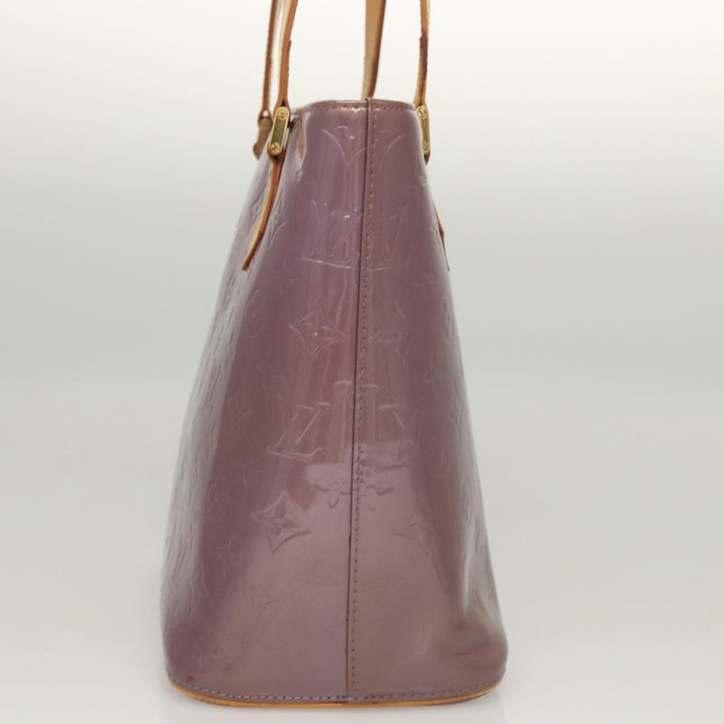 LOUIS VUITTON Monogram Vernis Houston Hand Bag Purple Viole M91093 Auth 121576
