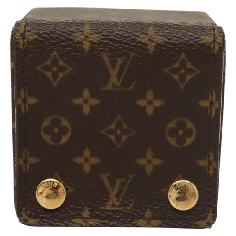 LOUIS VUITTON Monogram Jewelry case Jewelry Box LV Auth 121584