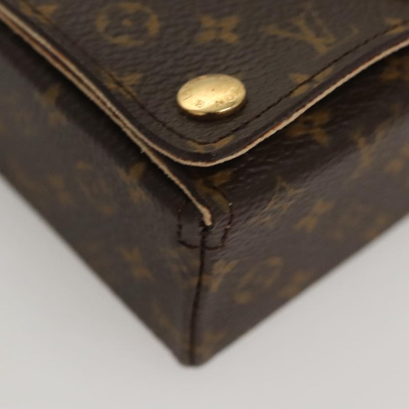 LOUIS VUITTON Monogram Jewelry case Jewelry Box LV Auth 121584
