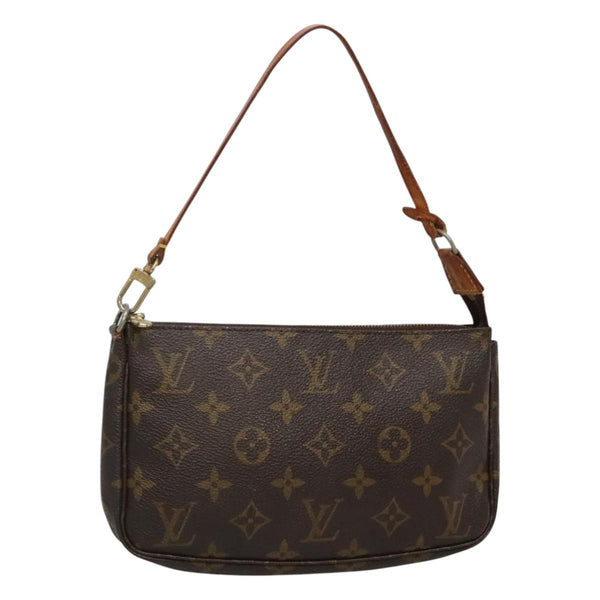 LOUIS VUITTON Monogram Pochette Accessoires Pouch M51980 LV Auth 121752