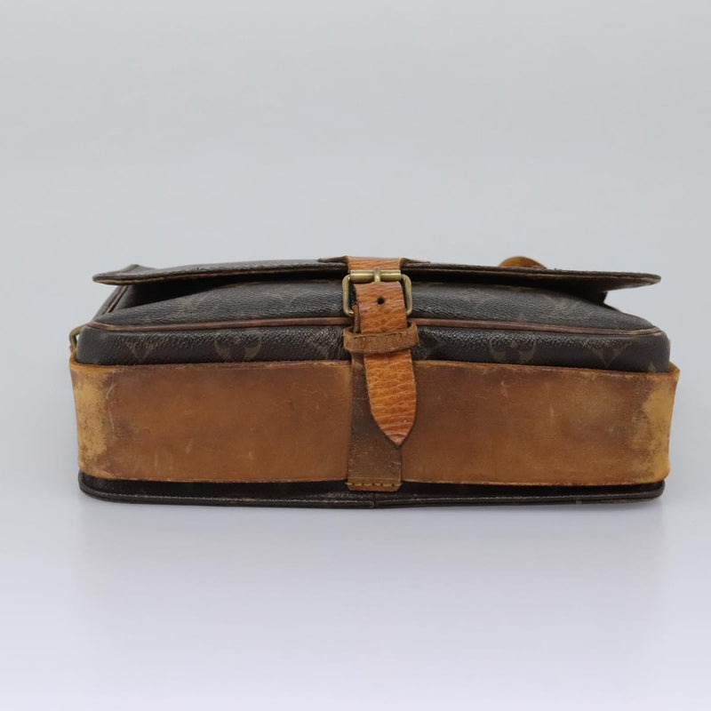LOUIS VUITTON Monogram Cartouchiere GM Shoulder Bag M51252 LV Auth ac3750