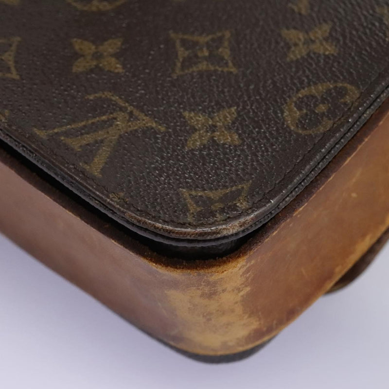 LOUIS VUITTON Monogram Cartouchiere GM Shoulder Bag M51252 LV Auth ac3750