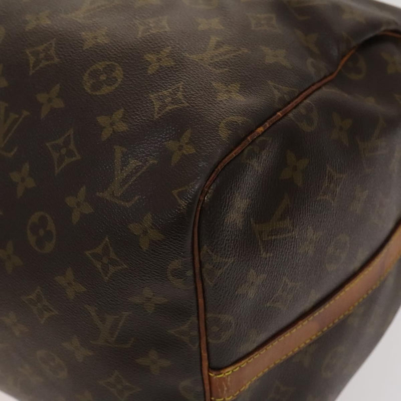 LOUIS VUITTON Monogram Keepall Bandouliere 55 Boston Bag M41414 LV Auth ac3775