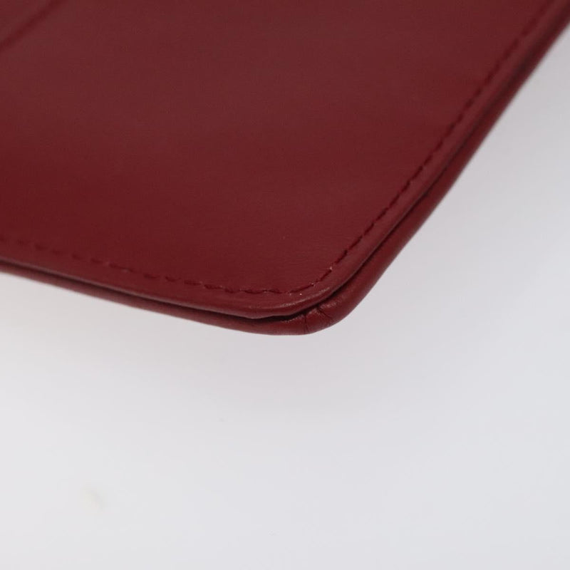 DOLCE&GABBANA Wallet Leather Red Auth ac3791