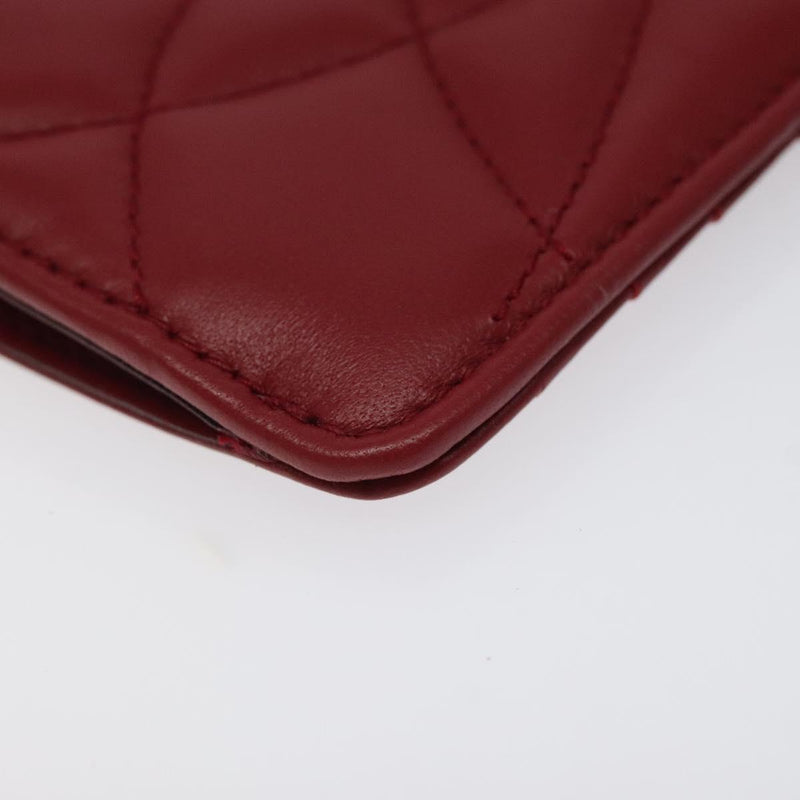 DOLCE&GABBANA Wallet Leather Red Auth ac3791