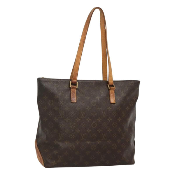 LOUIS VUITTON Monogram Cabas Mezzo Tote Bag M51151 LV Auth ac3803
