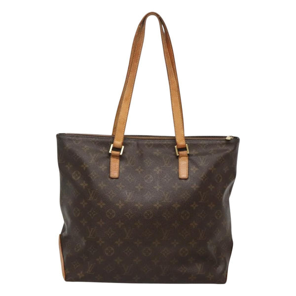 LOUIS VUITTON Monogram Cabas Mezzo Tote Bag M51151 LV Auth ac3803