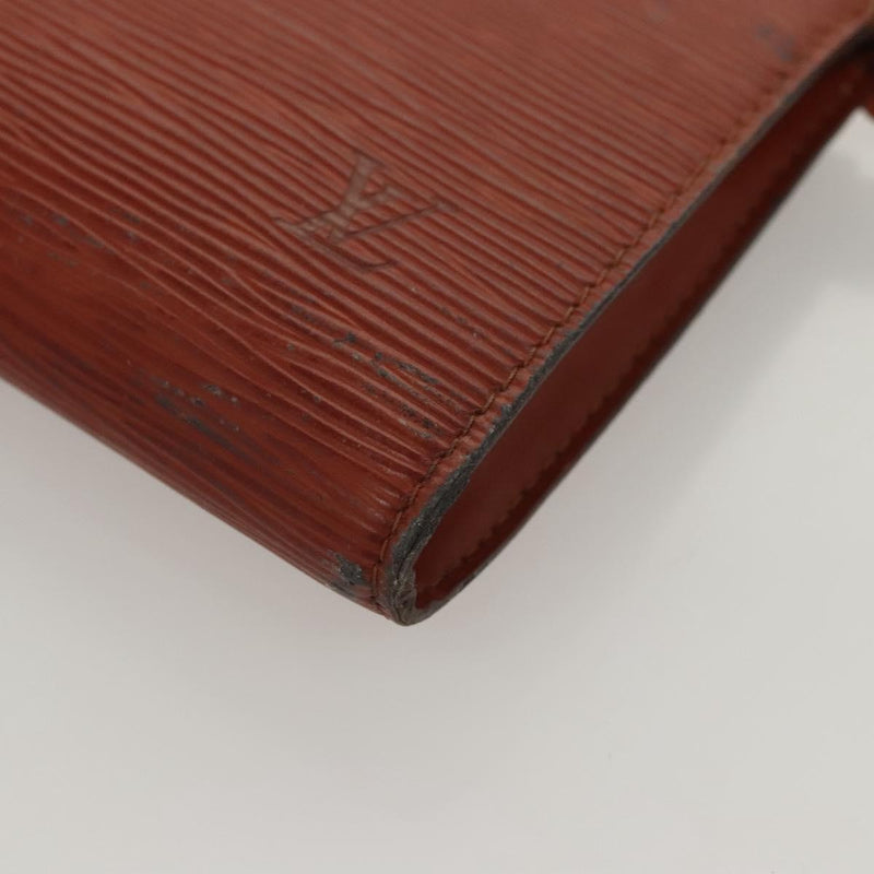 LOUIS VUITTON Epi Pochette Accessoires Pouch Vintage Brown M52953 LV Auth ac3810