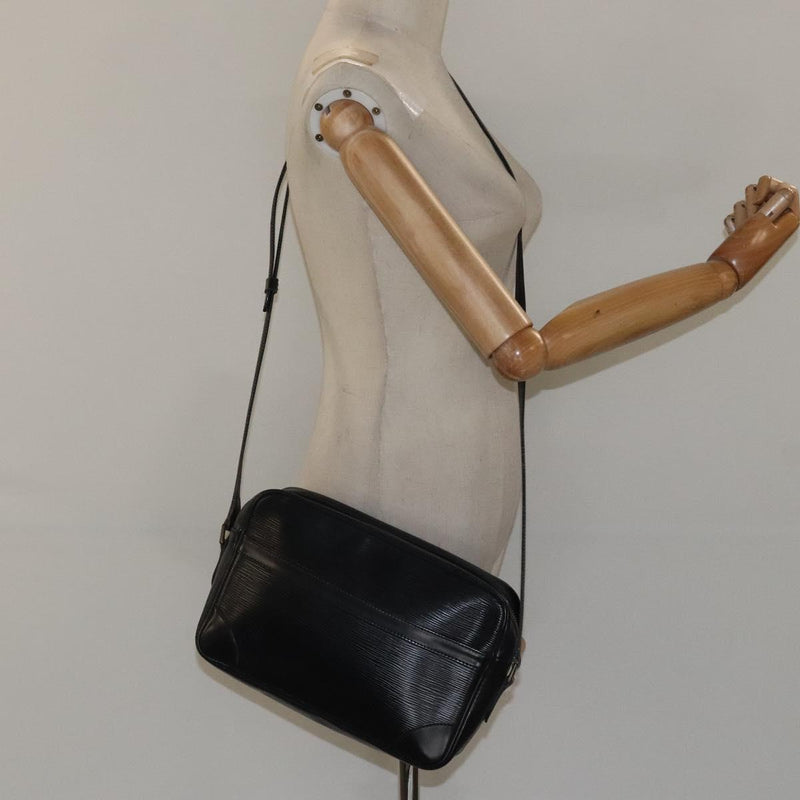 LOUIS VUITTON Epi Trocadero 27 Shoulder Bag Black M52312 LV Auth am8056