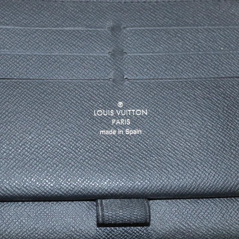 LOUIS VUITTON Epi Zippy Organizer Long Wallet Black M63852 LV Auth am8074