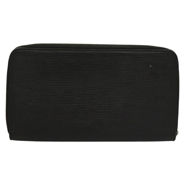 LOUIS VUITTON Epi Zippy Organizer Long Wallet Black M63852 LV Auth am8074