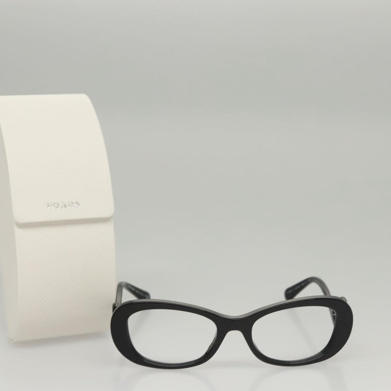PRADA Glasses plastic Black Auth am8146
