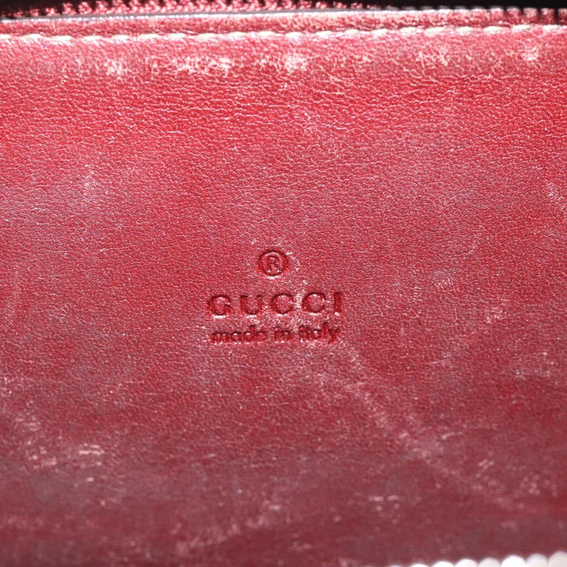 GUCCI GG Canvas Guccissima Coin Purse Red 162848 Auth am8179